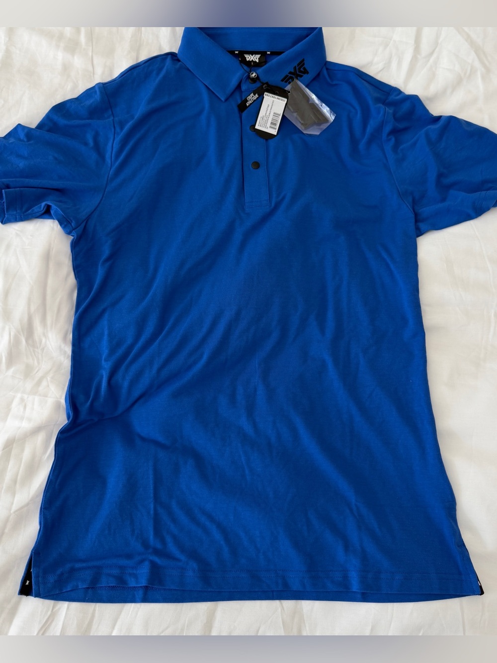 Brand New Mens PXG Tour Modal Polo Golf Size Small Retail $95 Blue